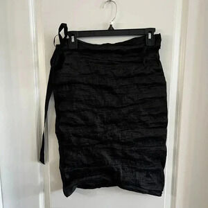 La Petite S***** Textured Skirt Size 38 Color Gray Black